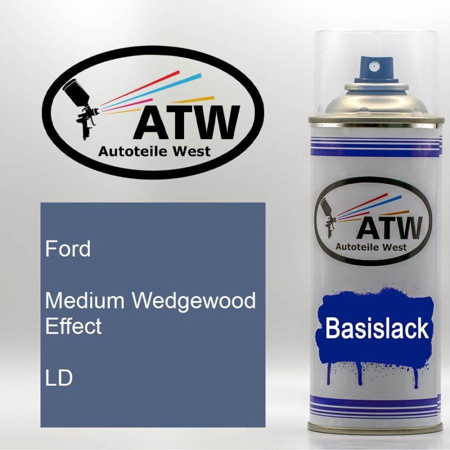 Ford, Medium Wedgewood Effect, LD: 400ml Sprühdose, von ATW Autoteile West.